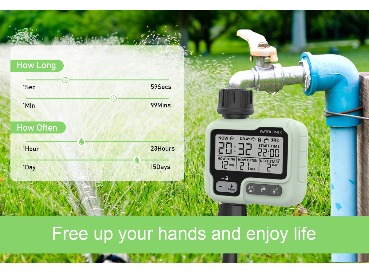 HCT-322 Automatic Water Timer Digital Irrigation Machine