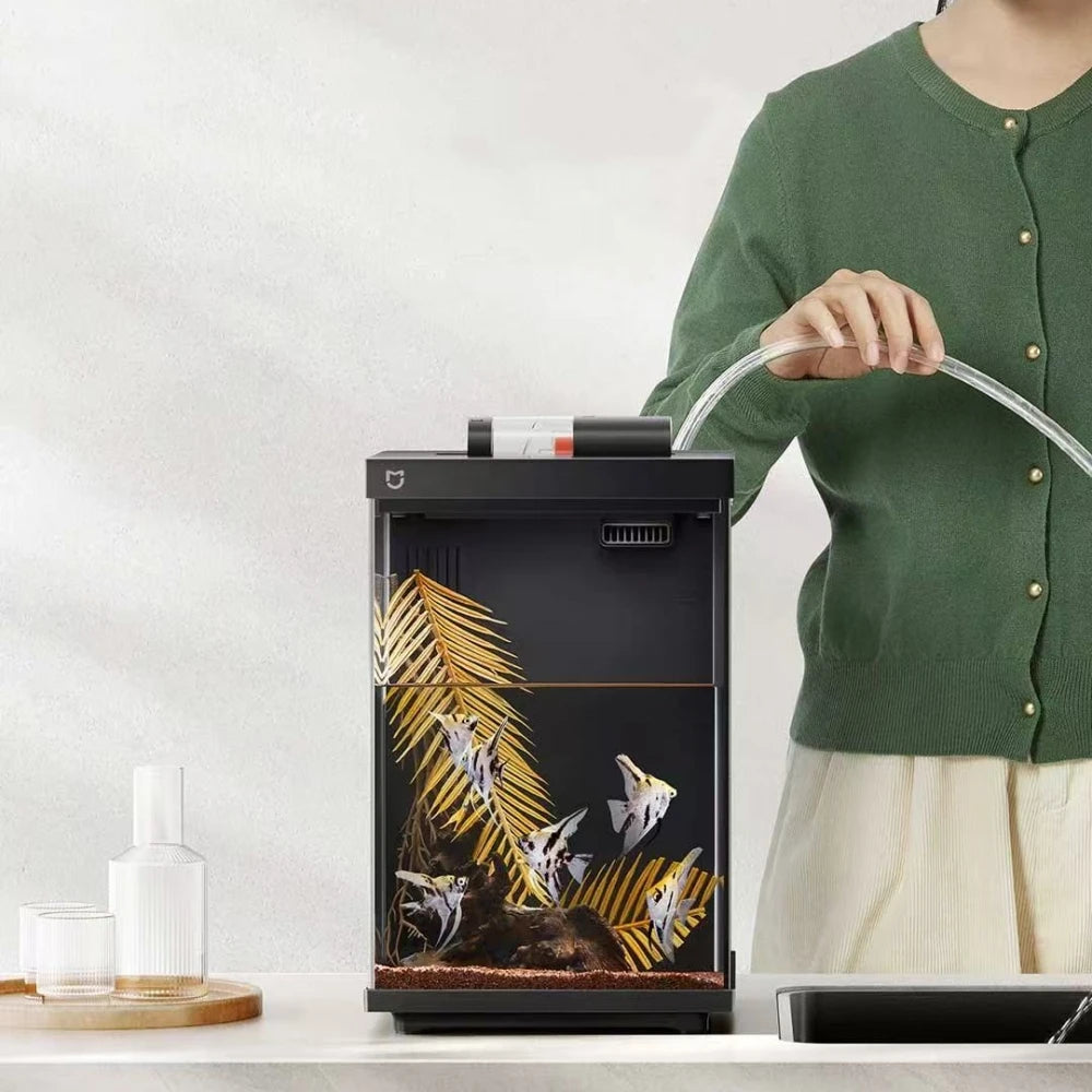 Xiaomi Mijia Smart Desktop Fish Tank 10L Smart Remote Feeding Professional Filtration System Work With Mi Home APP