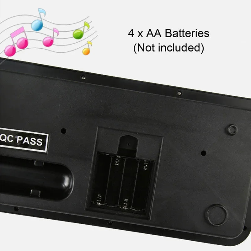 Chriyungel Kids Electronic Piano Keyboard with Microphone 61 Keys or 37 Keys Musical Instrument Toy for Beginner Children