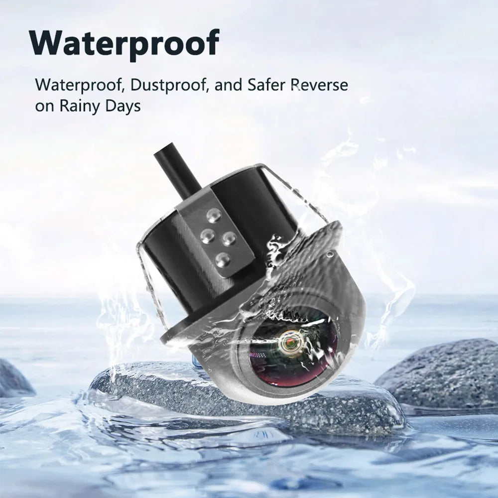 SMARTOUR Car Rear View Camera Night Vision Waterproof 170 Degree HD Video Fish Eye Lens