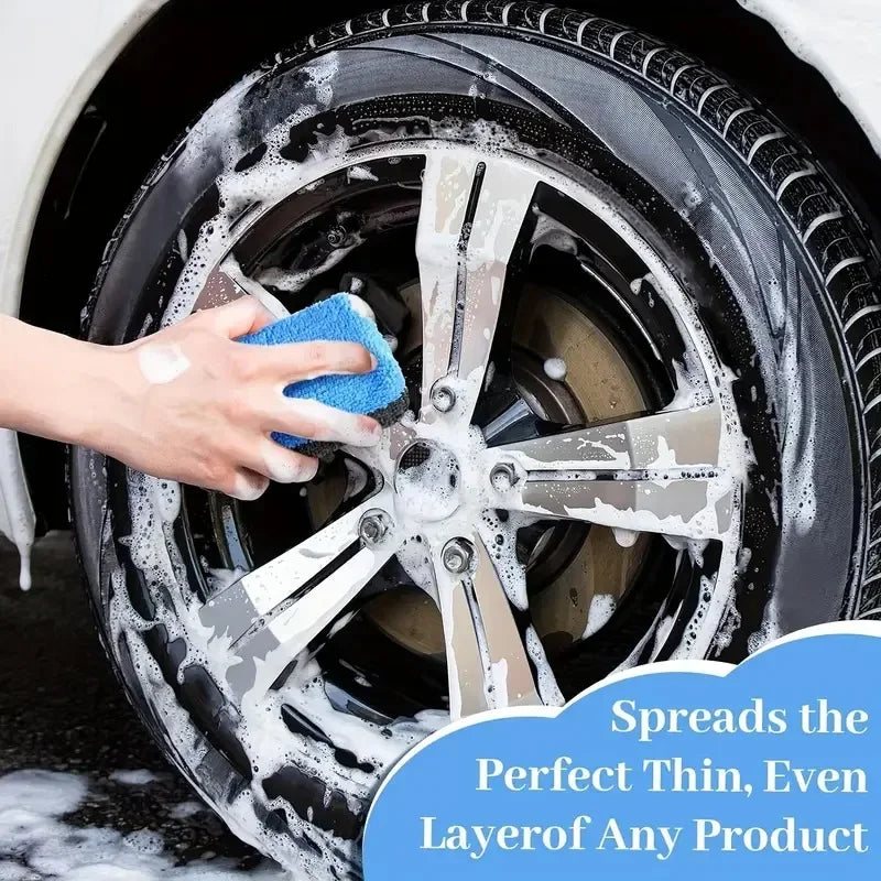 Car Wax Applicator Pads Set of 20 Microfiber Polishing Sponges Soft Foam for Auto Detailing and Paint Care