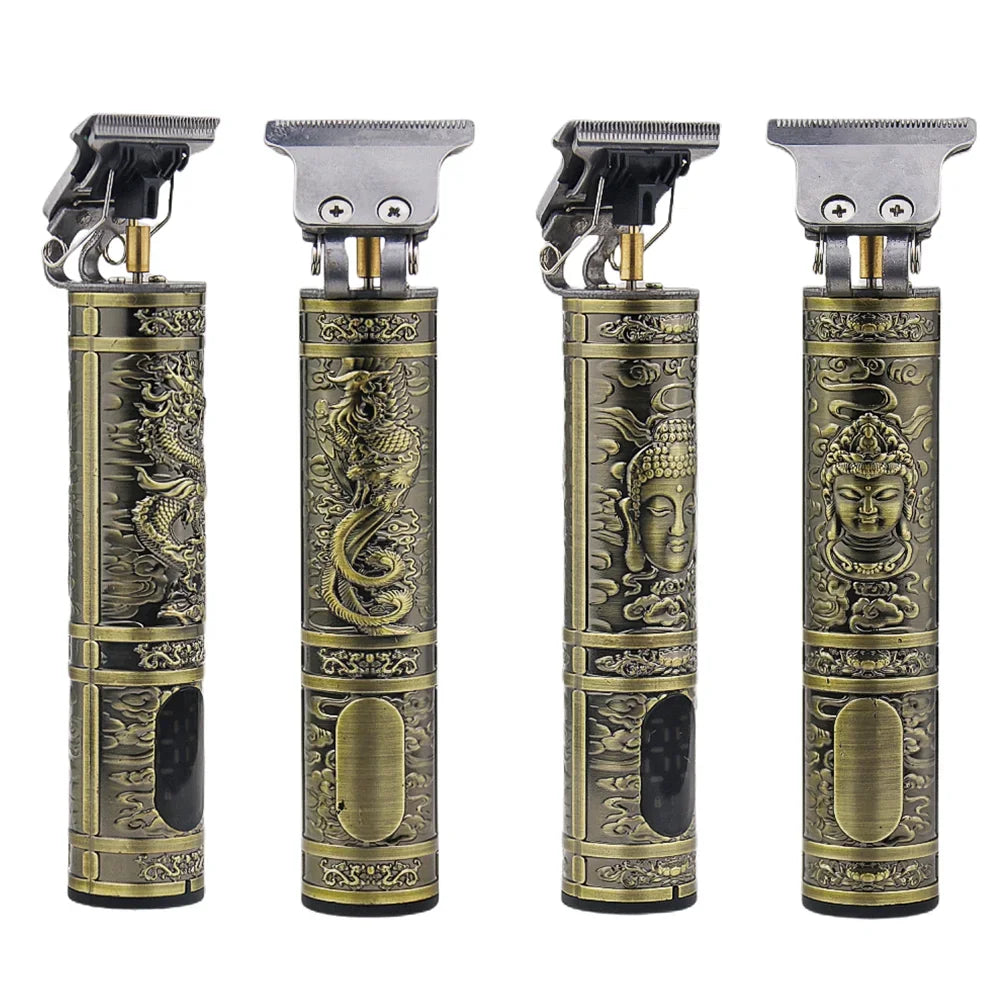 LCD Display T9 Electric Hair Trimmer for Men with 0mm Precision Shaving Ideal for Travel and Home Use