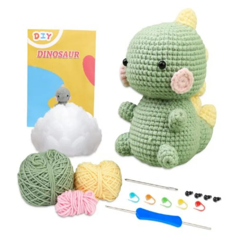 KRABALL Crochet Animal Kit for Beginners with Video Tutorial