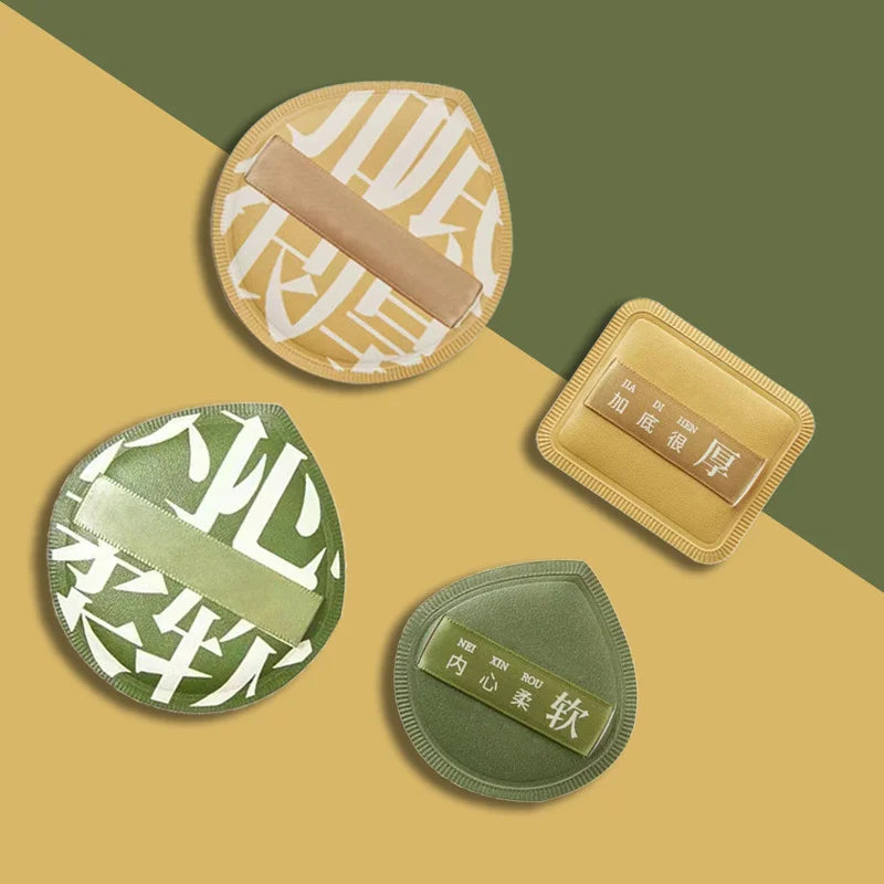 A Set Of 3 Soft Air Cushion Puff Makeup Blender Sponges