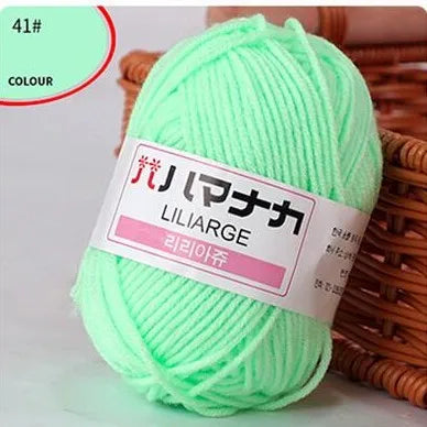 DIY Baby Milk Soft Cotton Knitting Yarn for Sweaters