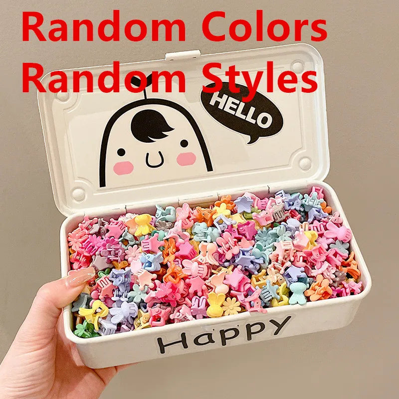 20Pcs Lot Girls Hair Accessories Mini Flower Hair Clips