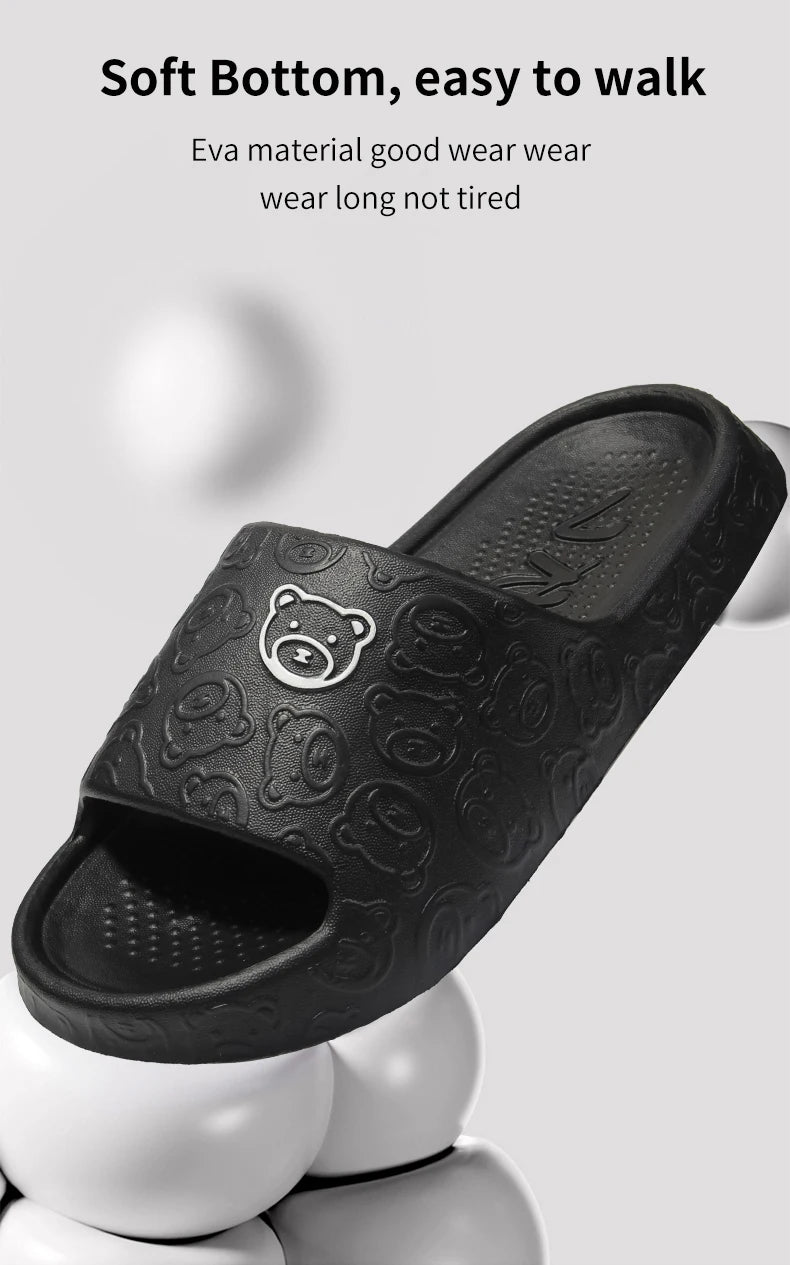 Non-Slip Slippers Female Summer EVA Indoor Home Sandals 2024