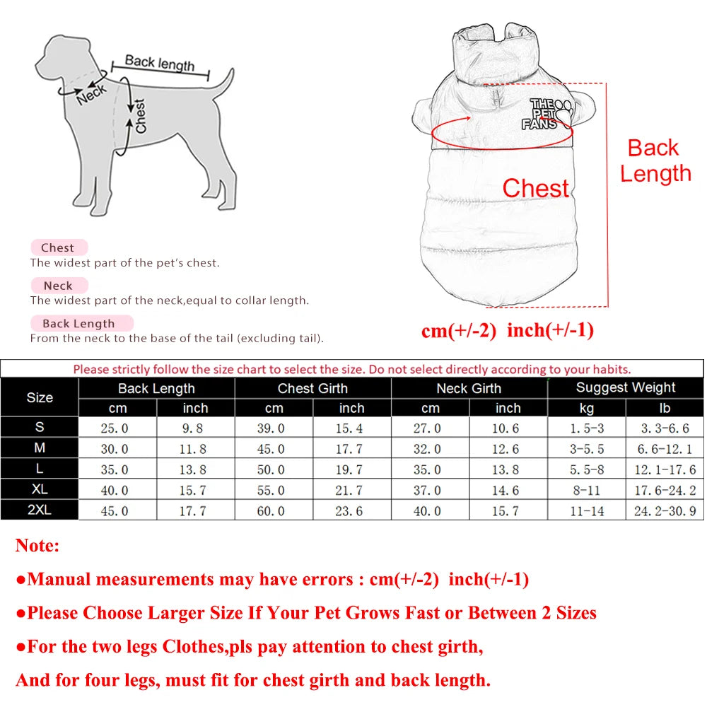 Reversible Pet Coat In Winter For Small Medium Dogs Cats Waterproof Pets Clothes Solid Warm Puppy Kitty Sphynx Chihuahua Jacket