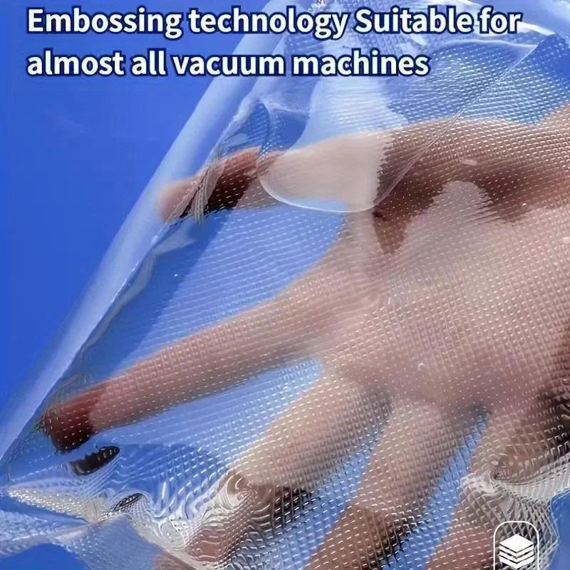 Kitchen Food Vacuum Sealer Bags Sous Vide Storage Rolls 12-28cm