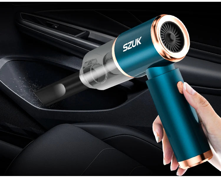 SZUK Mini Car Vacuum Cleaner Wireless Portable 2 In 1