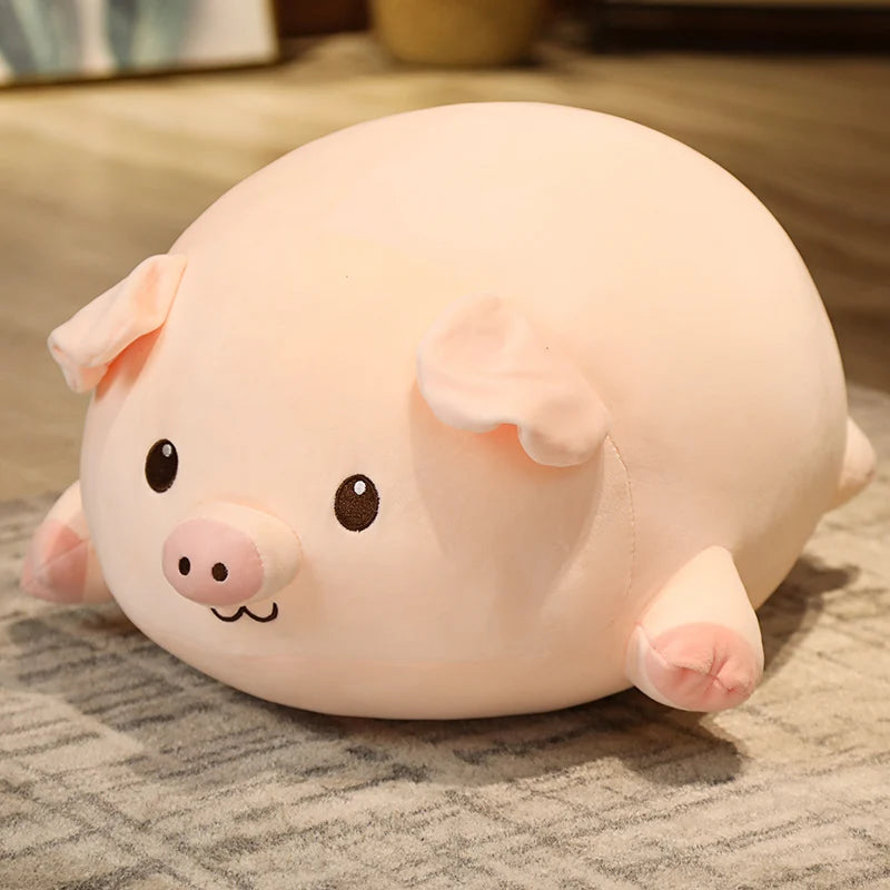Squish Pig Stuffed Doll Plush Piggy Toy Soft Pillow Cushion for Kids and Babies Available in 40cm 50cm 60cm 80cm