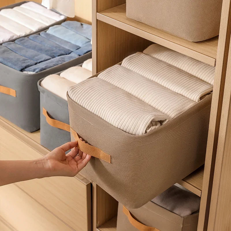 Thicken Clothes Organizer Jeans Storage Box for Wardrobe