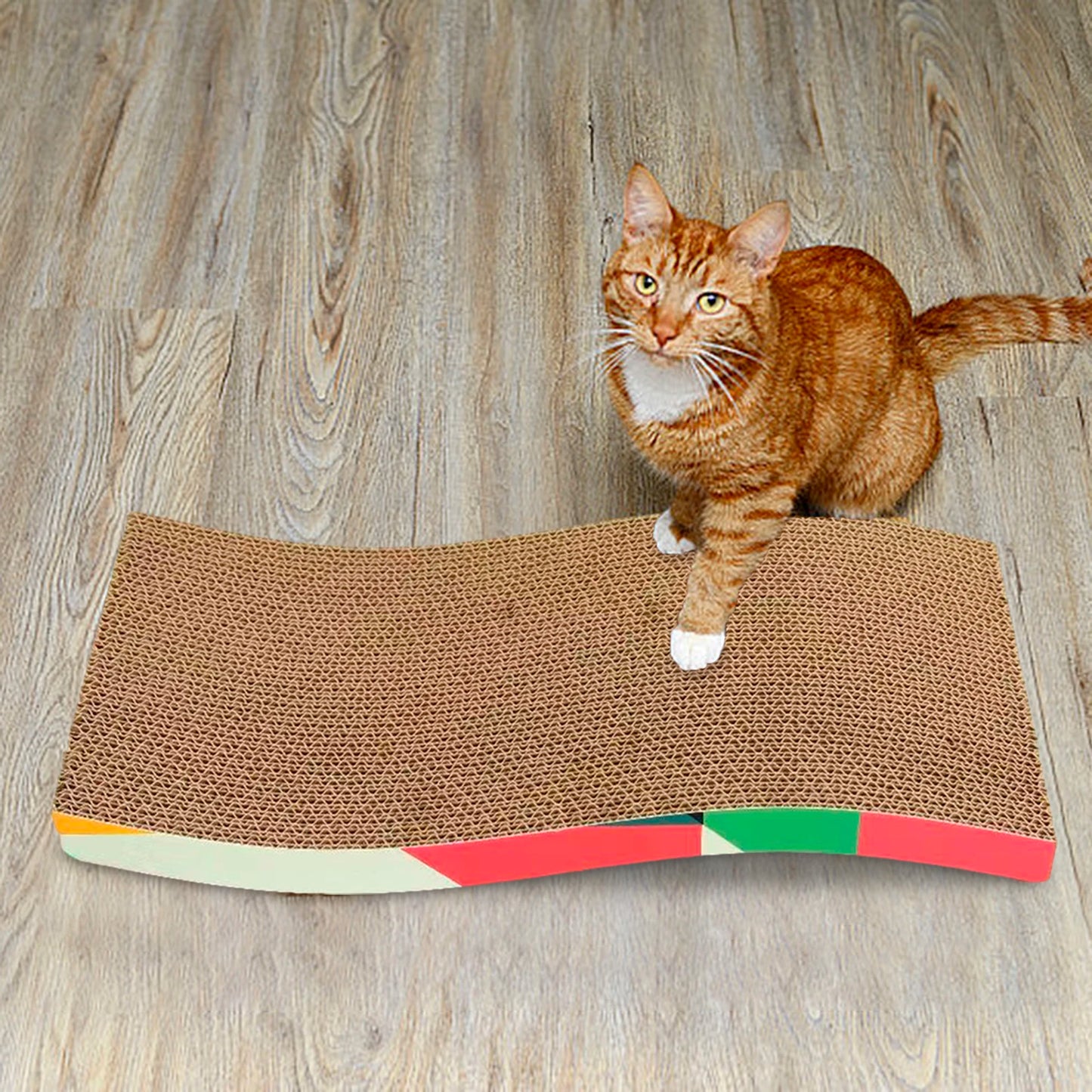Cat Scratchers Cardboard Cat Scratching Board Durable Grind Claws Corrugated Paper Pets Sofa for Indoor Cats Kittens 고양이 스크래처