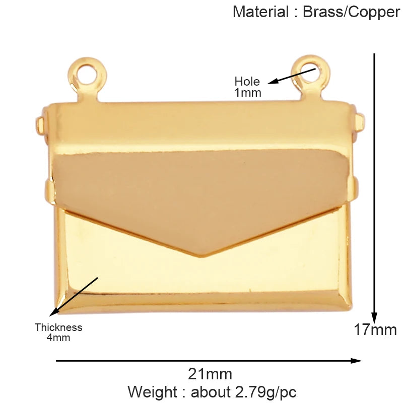 Cowboy Hat Boots Charm Pendant Zirconia 18K Gold Necklace