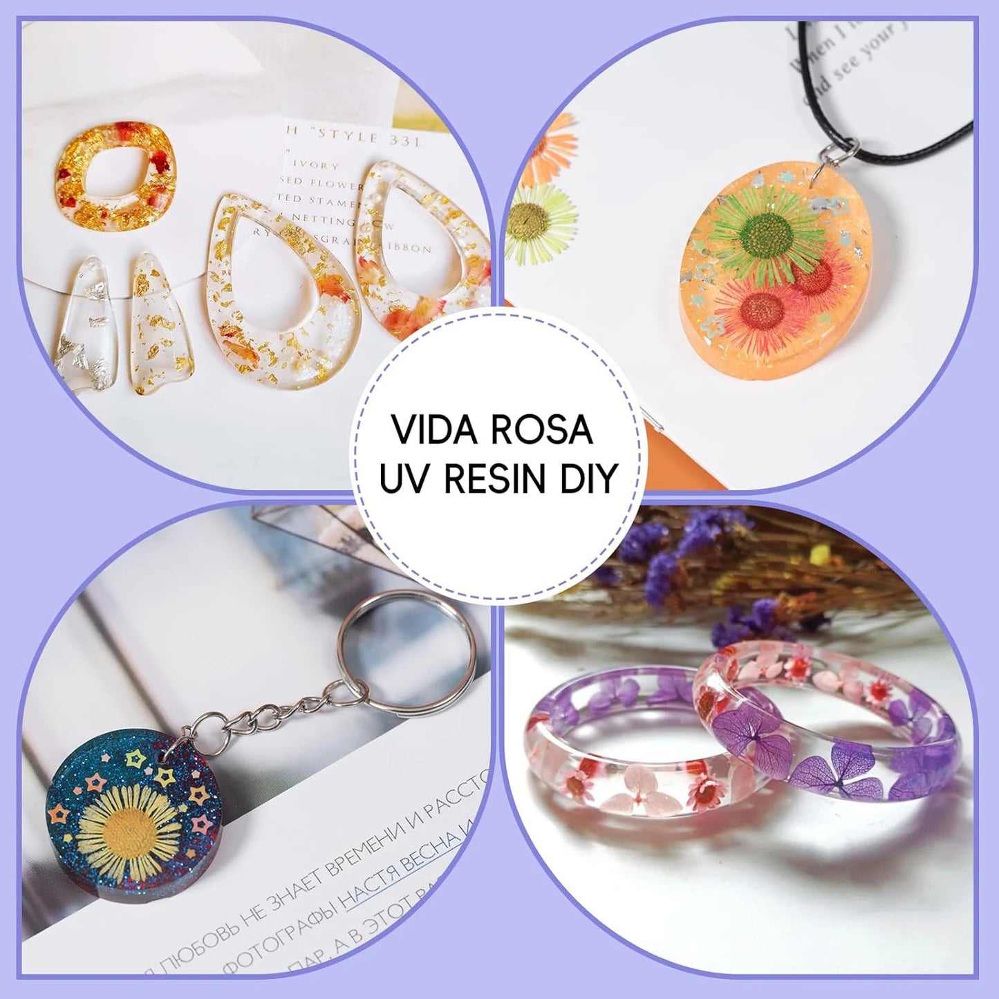 Crystal Clear UV Resin Hard Glue for Jewelry Making Ultraviolet Curing Epoxy Silicone Mold Tool