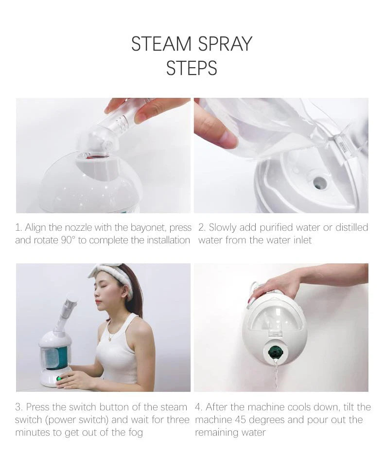 KSKIN Portable Ionic Facial Steamer Hot Sale Face Mist Spray