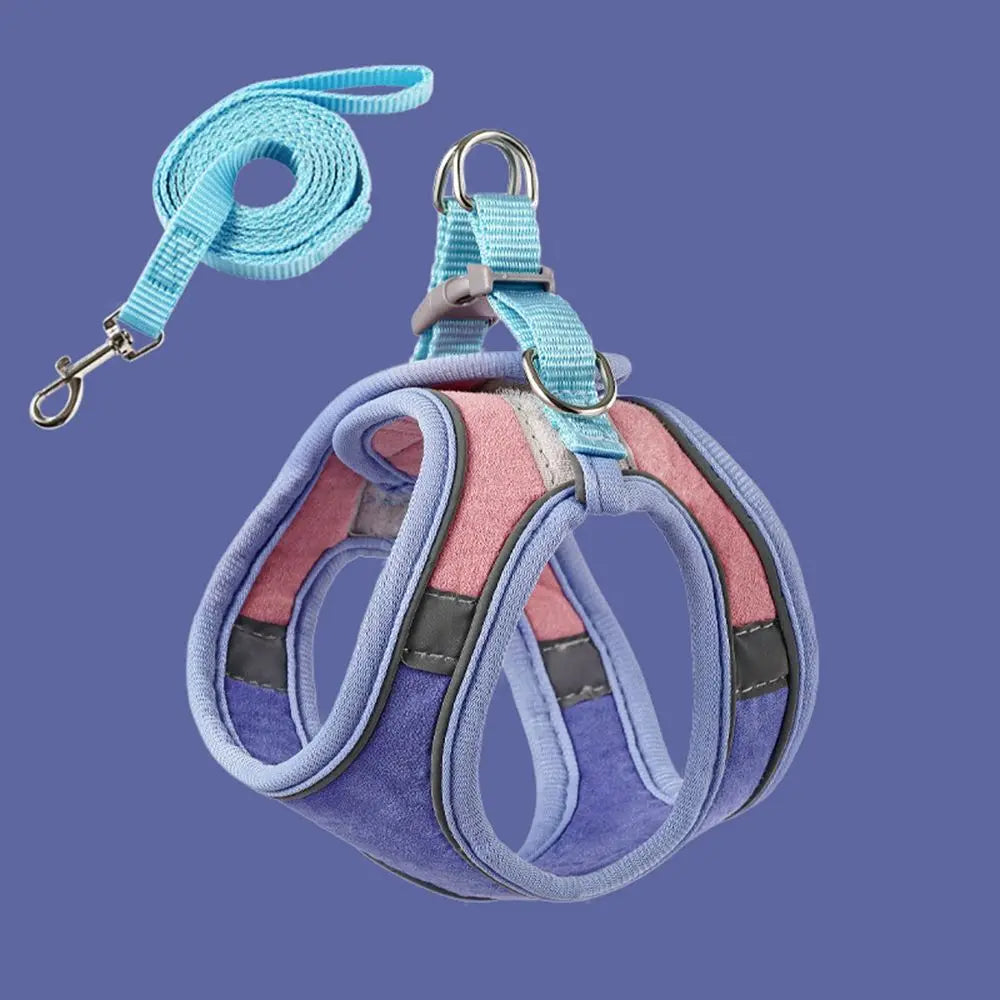 Anti-leak For Cat Puppy,Rabbit Soft Vest Harness Dog Leash Adjustable Cat Collar Cat Accessories Cat Harness Pets Vest