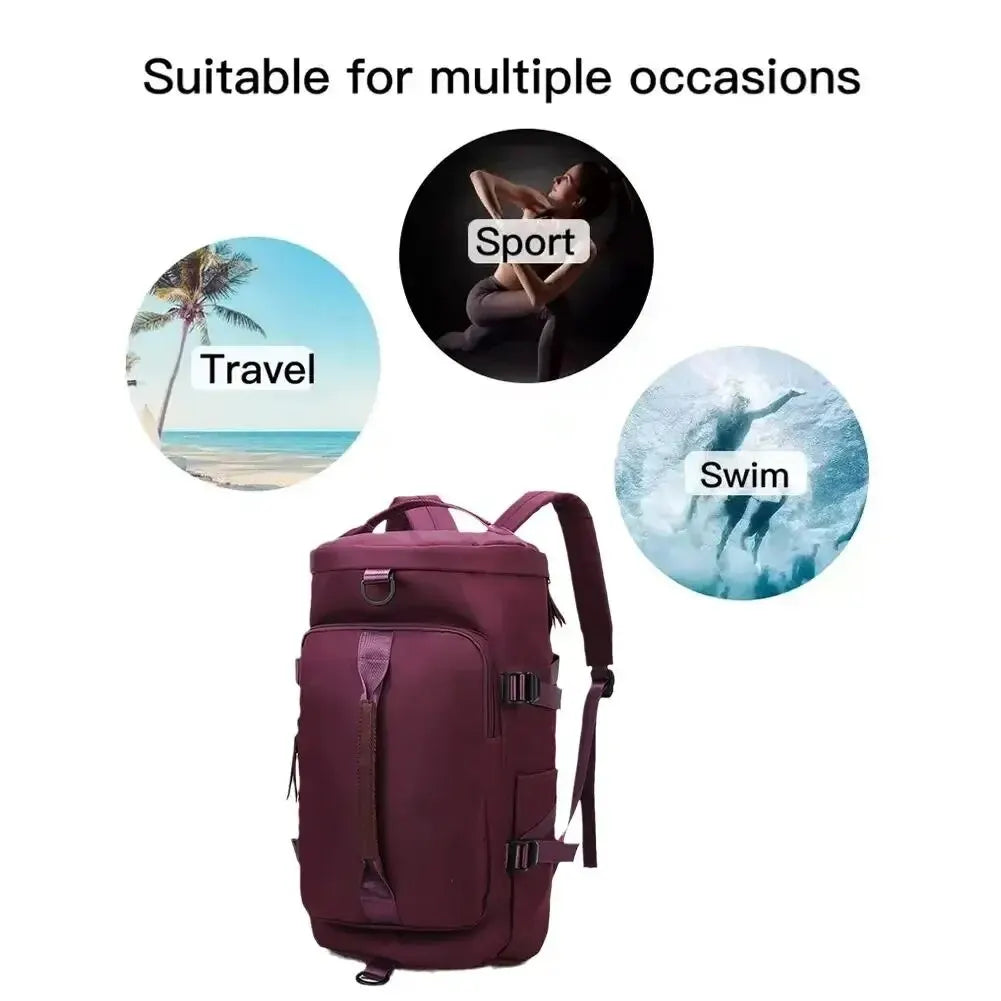 Rilibegan Outdoor Backpacks Waterproof Sport Travel Bag Big Capacity Fitness Backpack