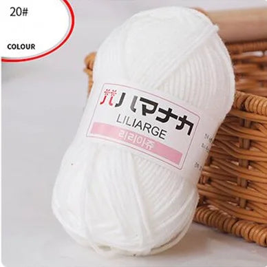 DIY Baby Milk Soft Cotton Knitting Yarn for Sweaters