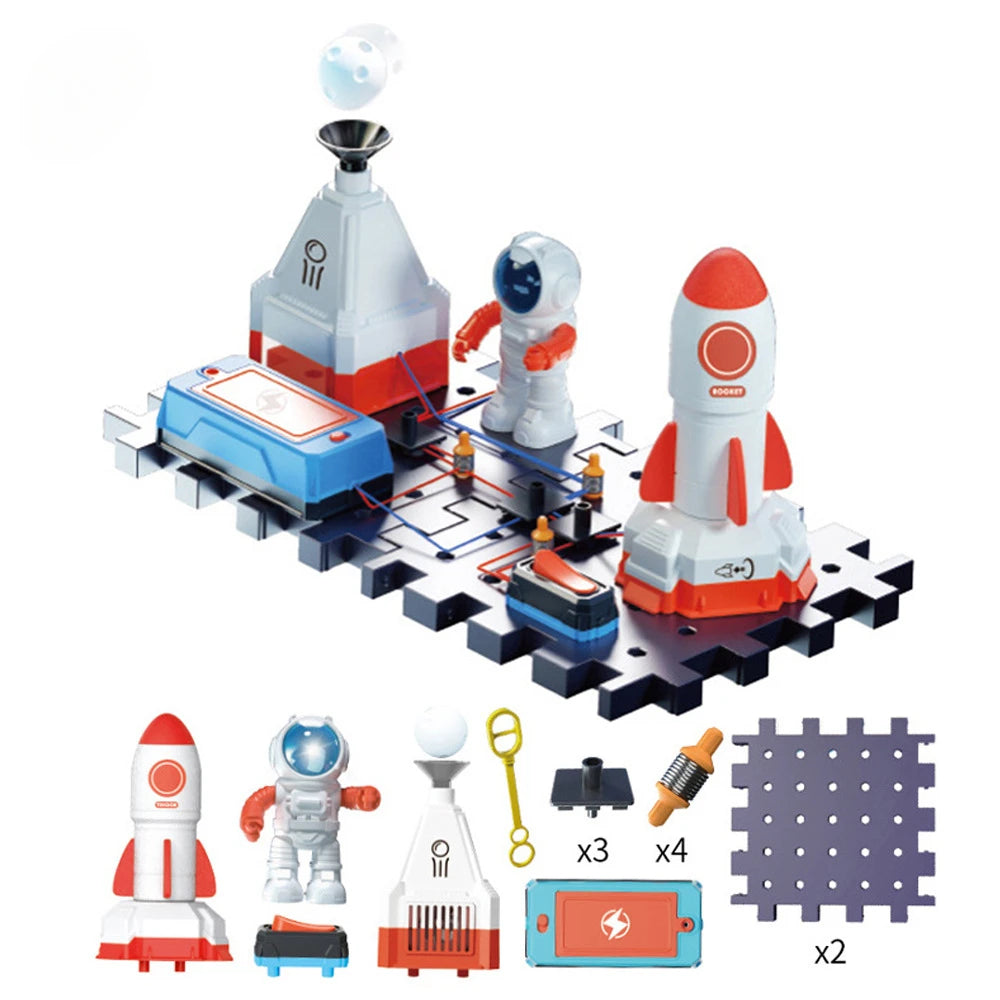 DIY Electronic Blocks Kit for Kids - Educational Science Toy for Ages 6 to 12 - Circuit Building Exploration Set