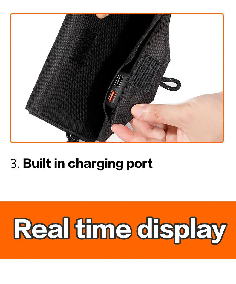 6-Fold 800W Portable Solar Panel Charger USB 5V DC Power