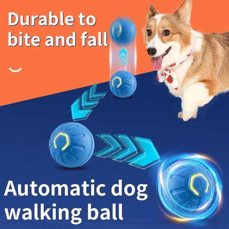 Smart Dog Toy Ball Electronic Interactive Pet Toy USB Moving Ball