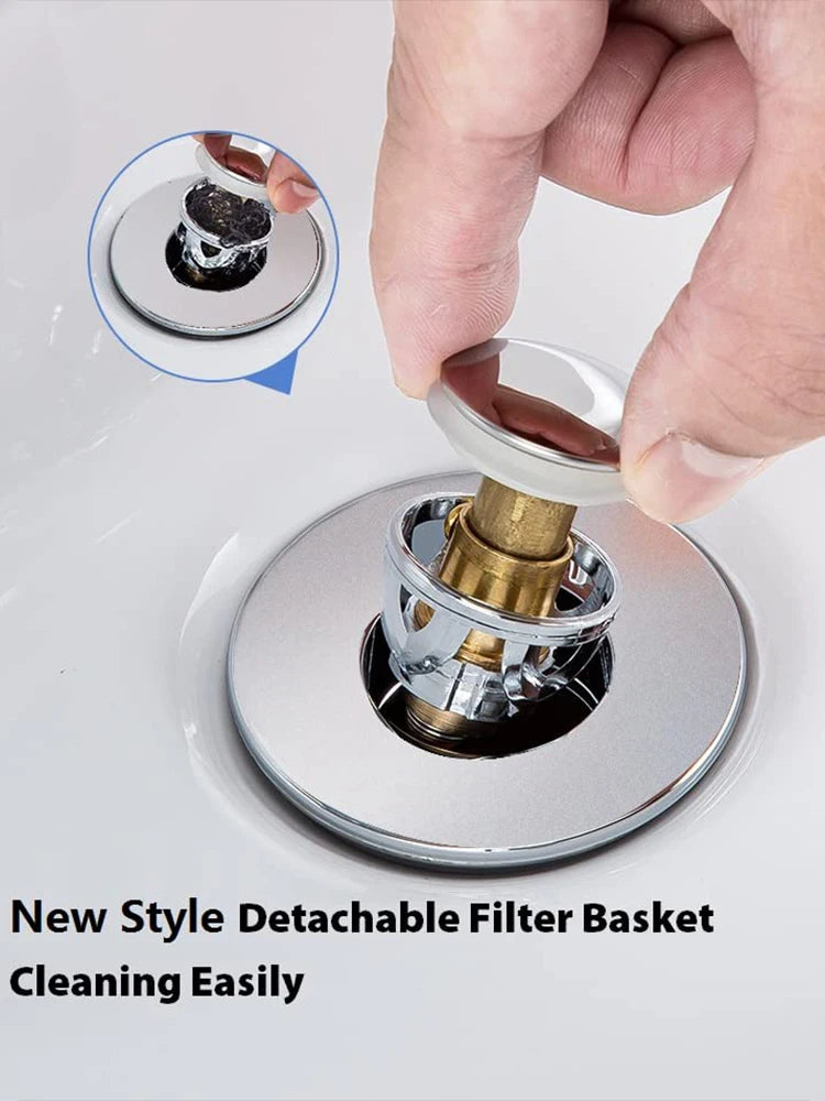 Universal Basin Pop-up Drain Filter Hair Sink Strainer Tool