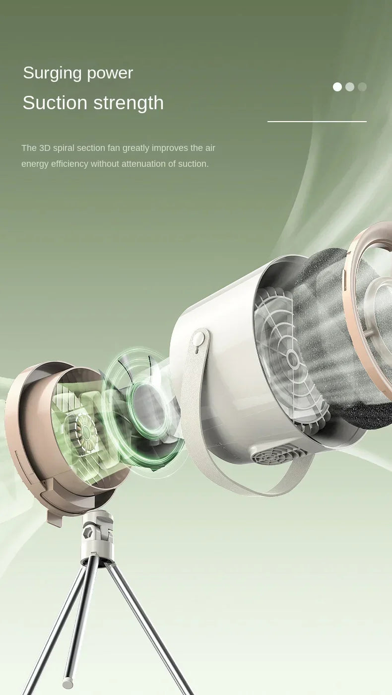 2024 New Portable Exhaust Fan Small Kitchen Hood Extractor USB Mini Suction Cooker Hood