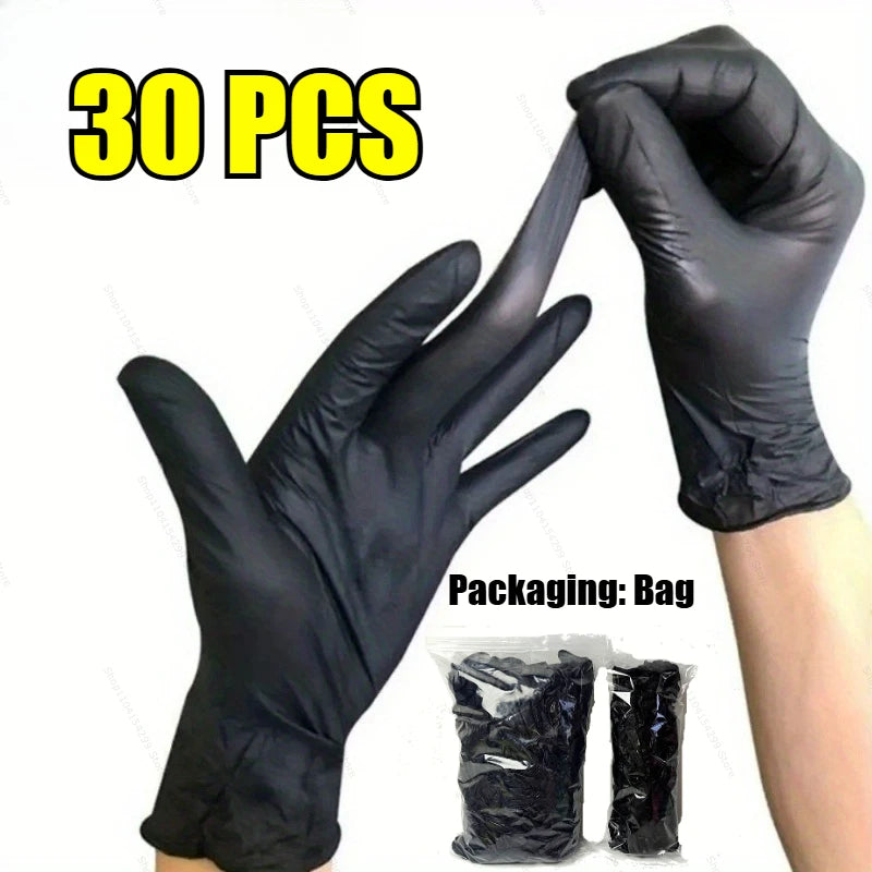 Disposable Nitrile Waterproof Gloves for Kitchen and Household Cleaning Tasks