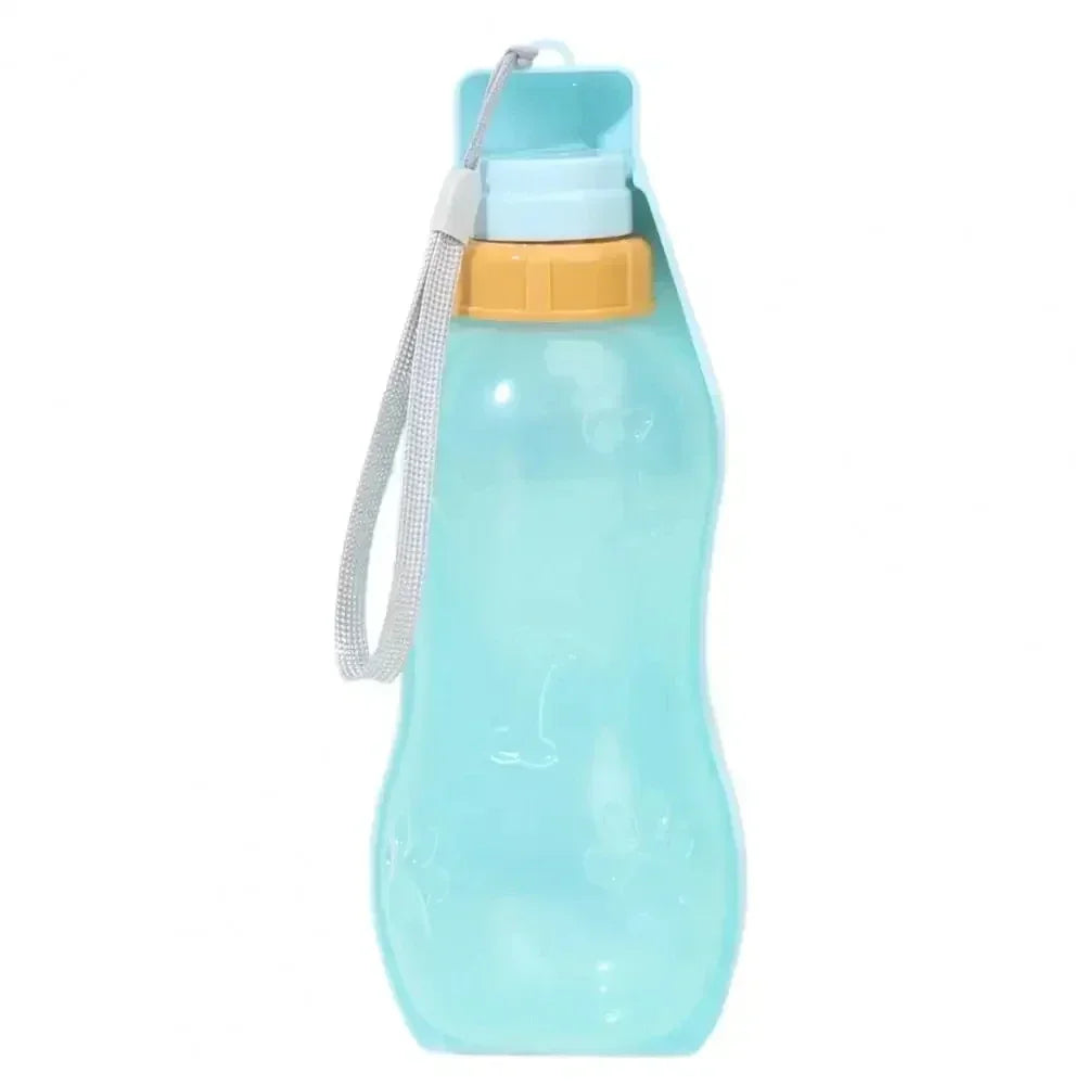 Portable Pet Hydration Bottle with Detachable Bowl 2-in-1 Food and Water Solution for Dogs and Cats Ideal for Outdoor Adventures