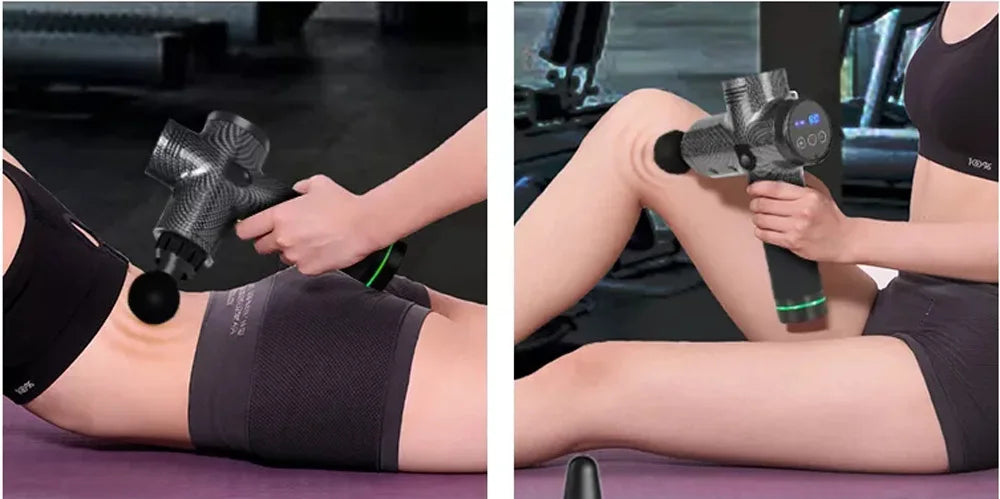 Fascial Massage Gun Electric Percussion Pistol Massager for Deep Tissue Pain Relief and Muscle Relaxation