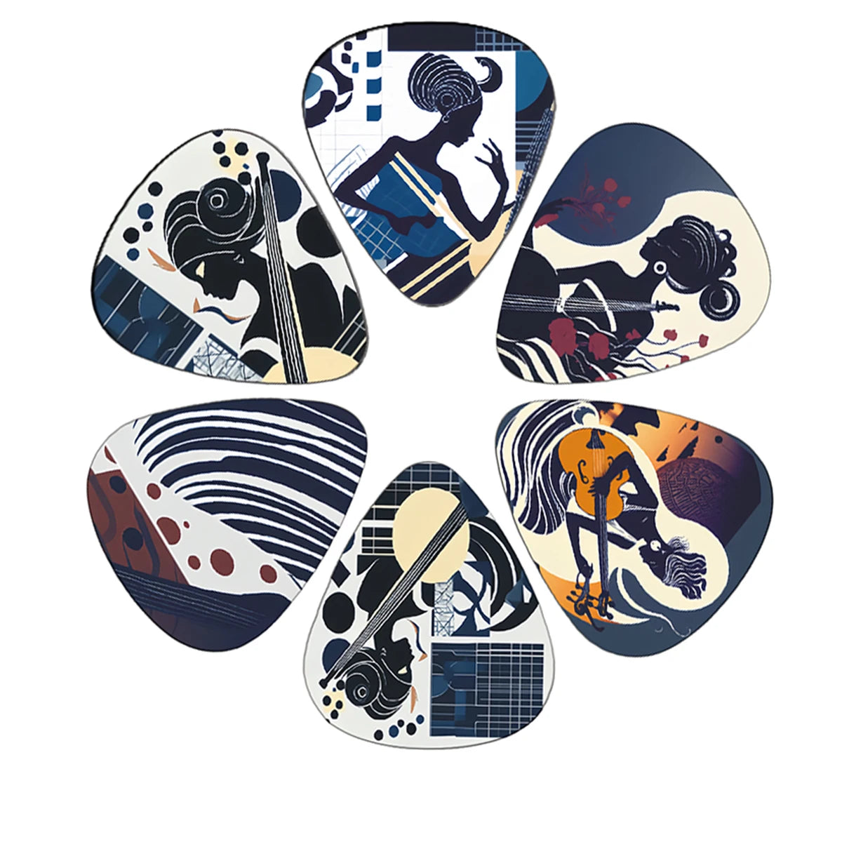 12pcs New Guitar Picks 0.46/0.71/1.0Mm Cartoon Couples