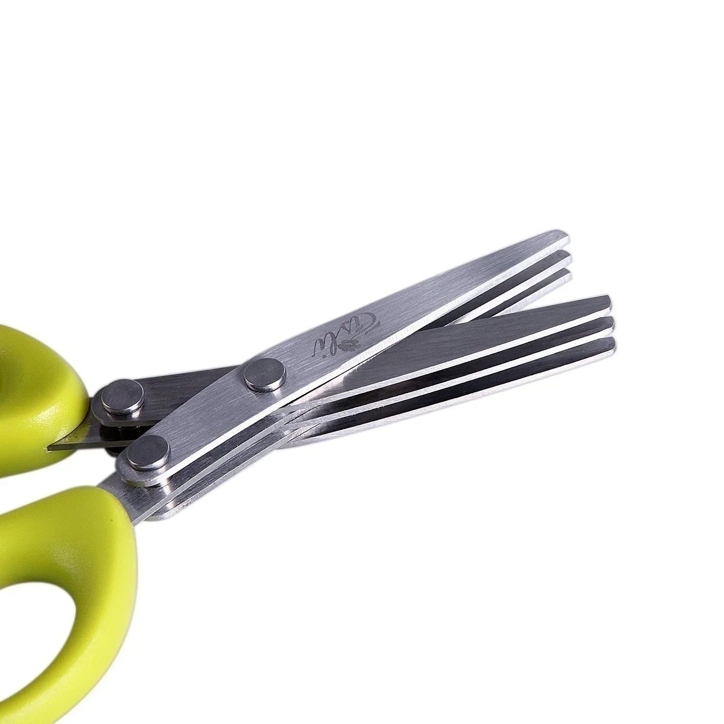 Multi-Functional Stainless Steel Kitchen Scissors for Chopping Herbs and Vegetables