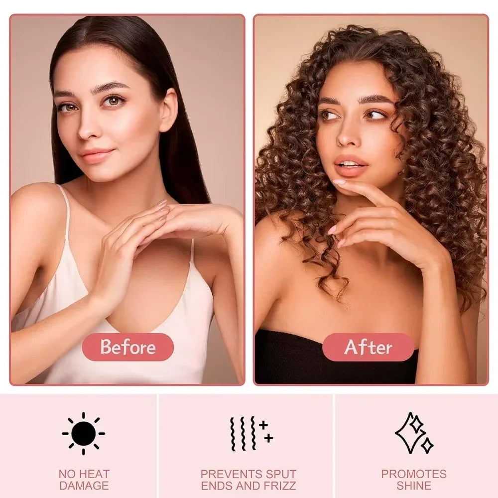 85CM Heatless Curling Rod Headband for Soft No Heat Curls