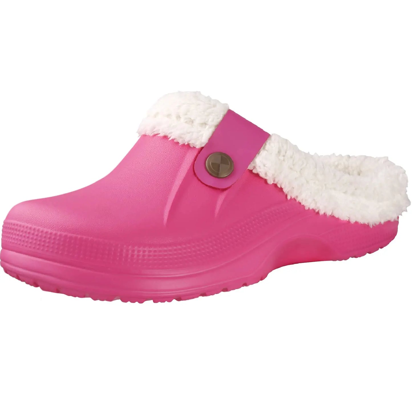 Comwarm New Fuzzy House Slippers For Women Men Winter Clogs