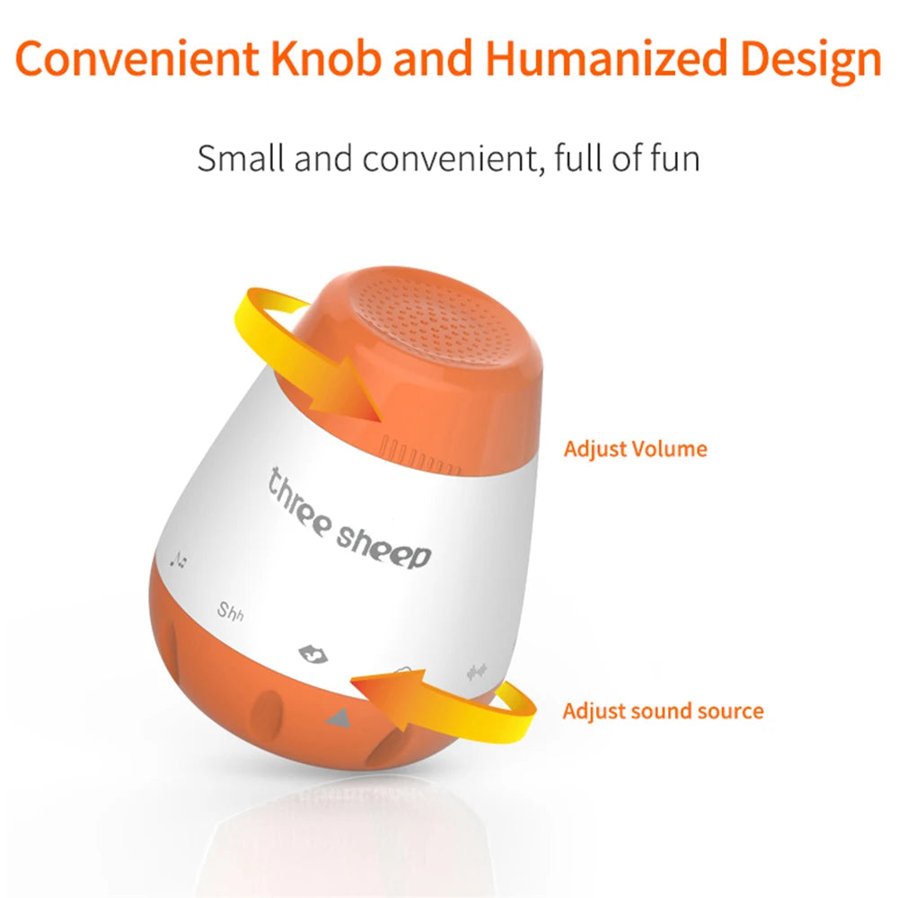 Smart Baby White Noise Machine with Voice Activation for Soothing Sleep