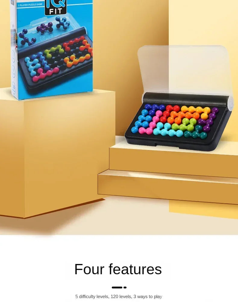 120 Challenges IQ 3D Puzzle Board Game Classic Montessori Toy