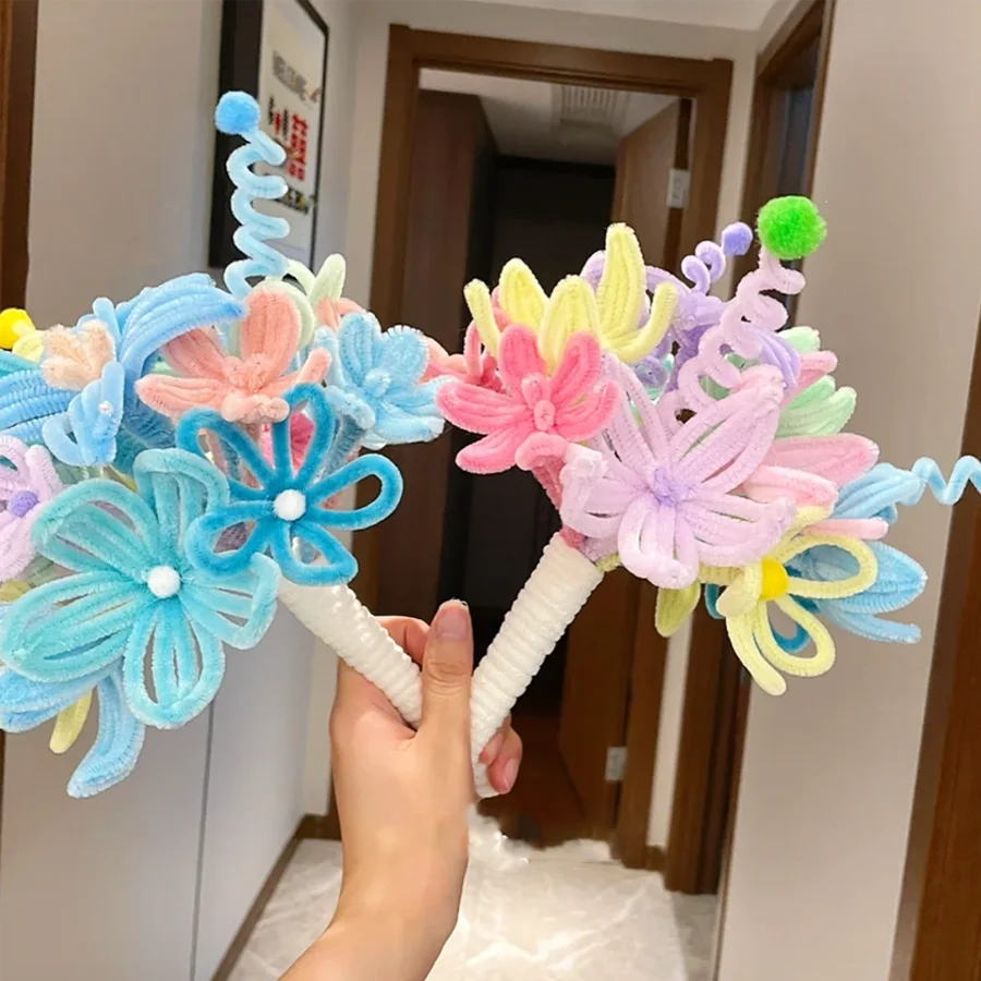 500 or 600 Pieces 12 Inch Pipe Cleaners Chenille Stems Bulk Craft Supplies for DIY Art Projects and Creative Gifts