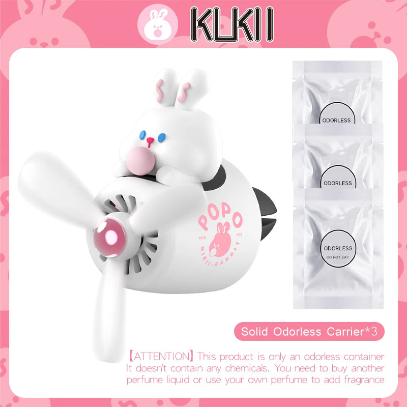 Odorless Ornament Pilot Airplane Fan Car Air Freshener Clip