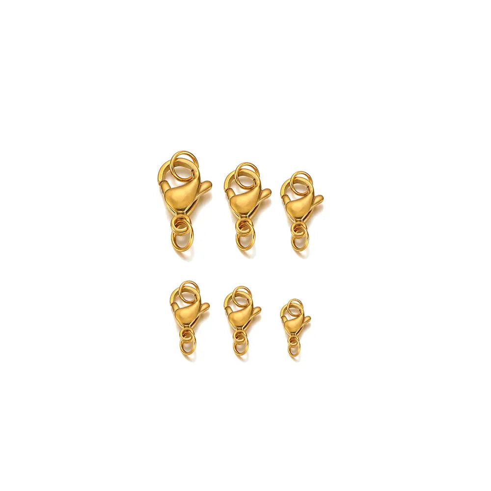 Stainless Steel Lobster Clasps Connector for DIY Jewelry Making