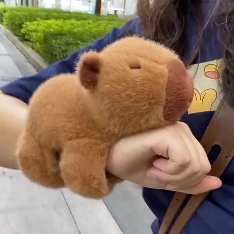 Bracelet Wrist Lying Down Doll Capybara Plush Toy Cute