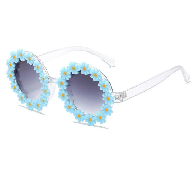 Summer Child Sunglasses Daisy Flower UV400 Eyewear for Kids