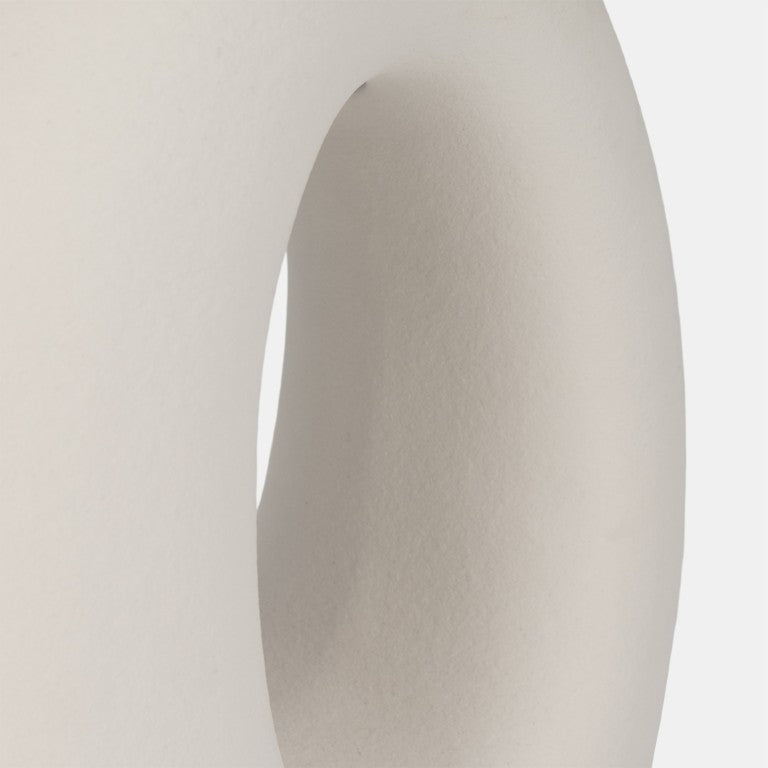 Sagebrook Home 23" Open Cut Out Table Lamp (2-Pieces) - White/Beige