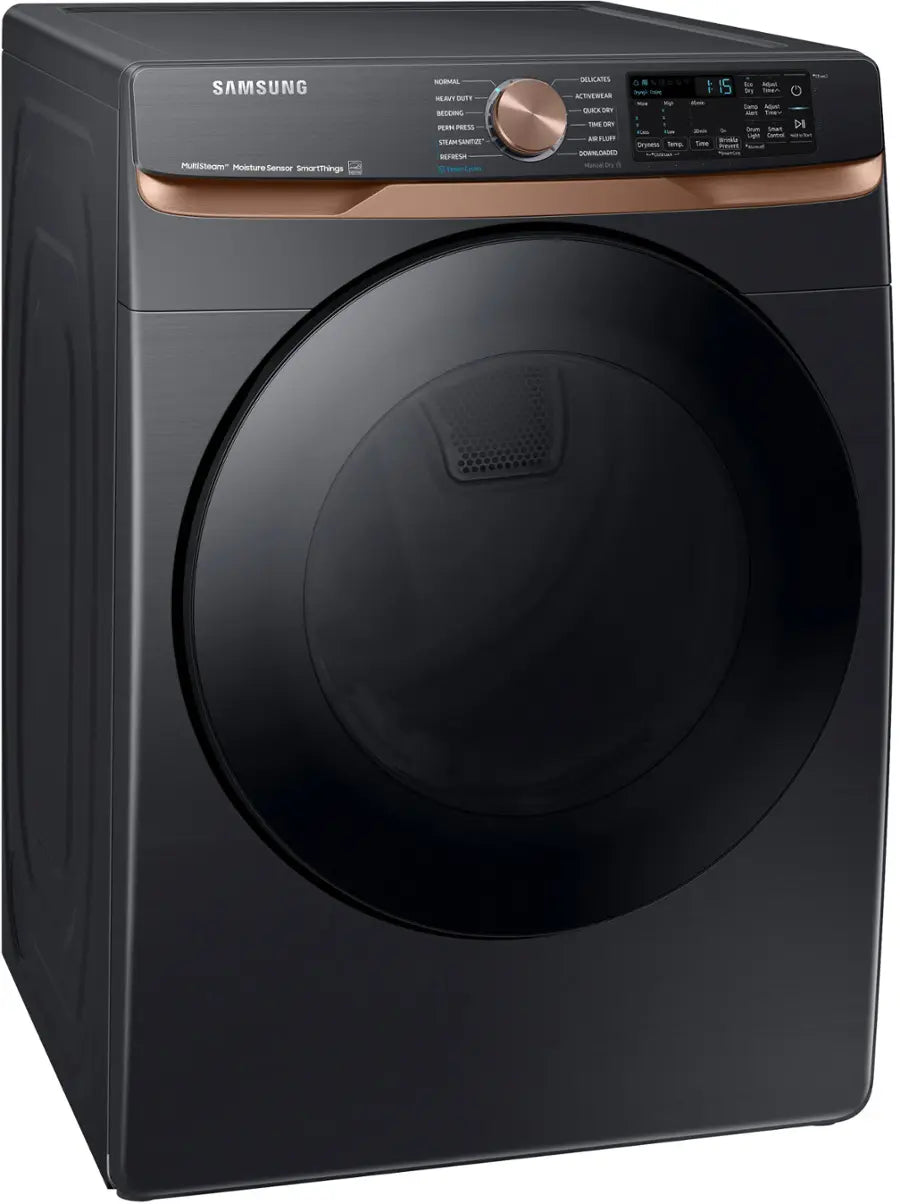 Samsung DVE50BG8300 7.5 Cu. Ft. Stackable Smart Electric Dryer with Steam and Sensor Dry