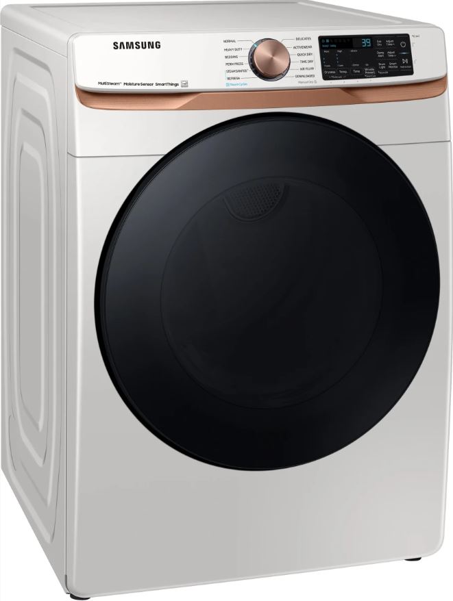 Samsung DVG50BG8300 7.5 Cu. Ft. Stackable Smart Gas Dryer with Steam and Sensor Dry