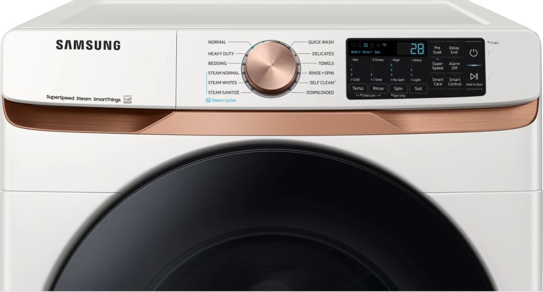 Samsung WF50BG8300 5.0 cu. ft. Smart Front Load Washer with Super Speed Wash and Steam