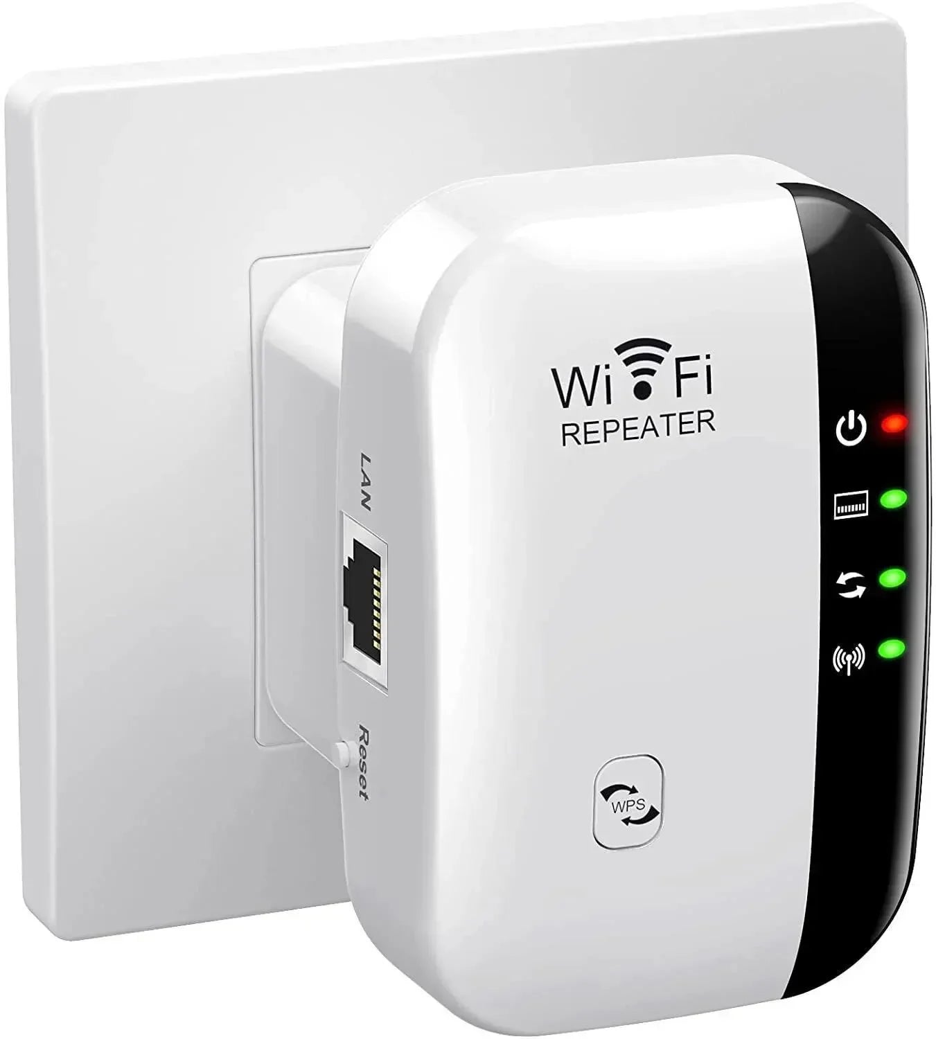 Wireless Signal Booster Wifi Extender Small Steamed Bun Repeater for Home Network Amplification
