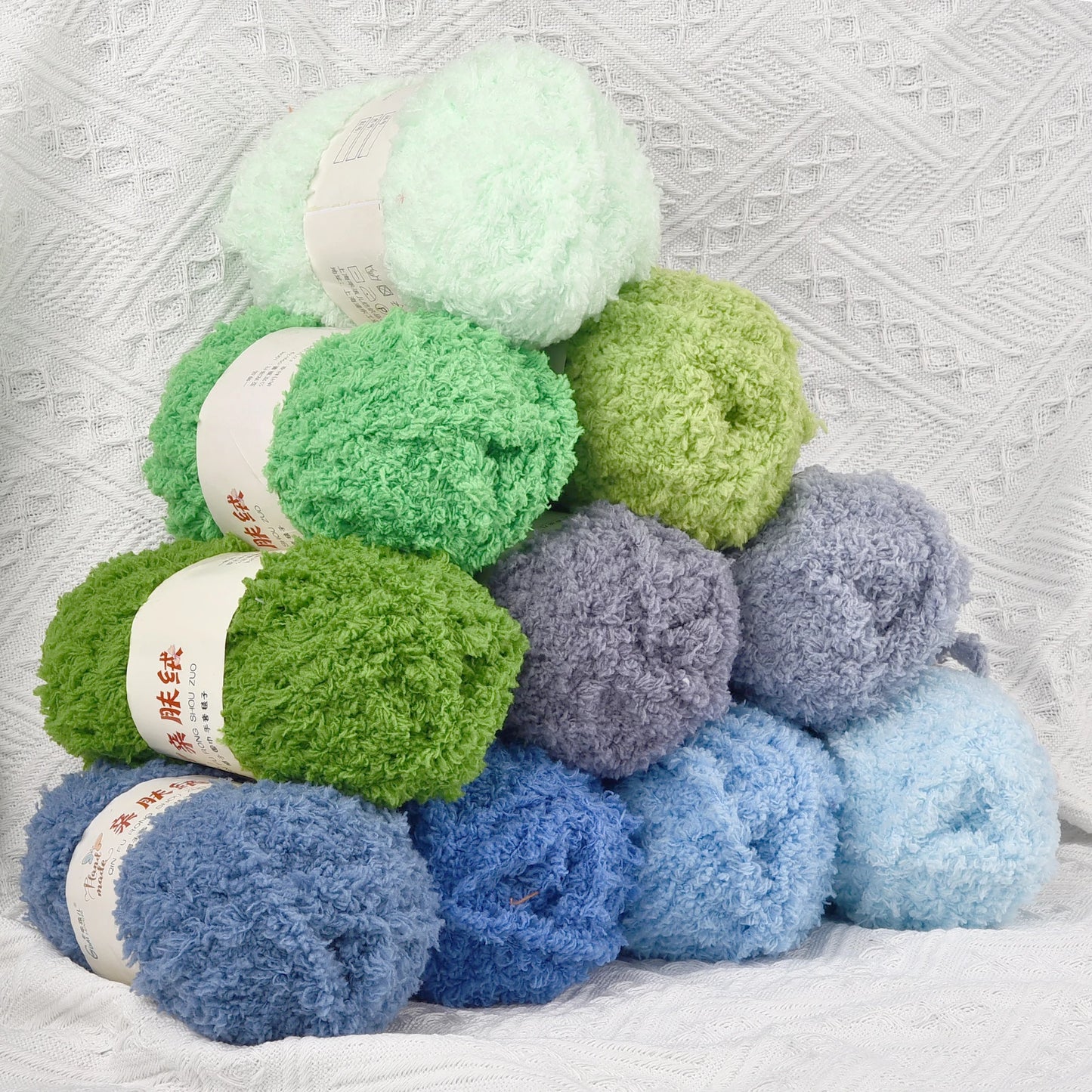 50g/Set Chenille Yarn Soft Coral Velvet for Knitting DIY