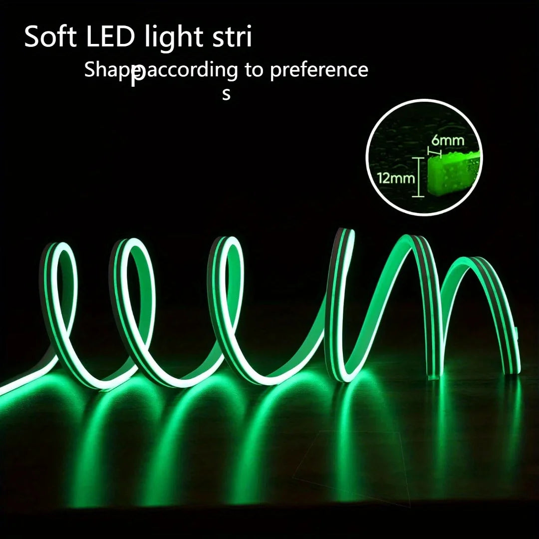 Smart LED Strip Lights RGB Neon Sign Tape USB Bluetooth App Remote Control Flexible Backlight Gaming Room Decor