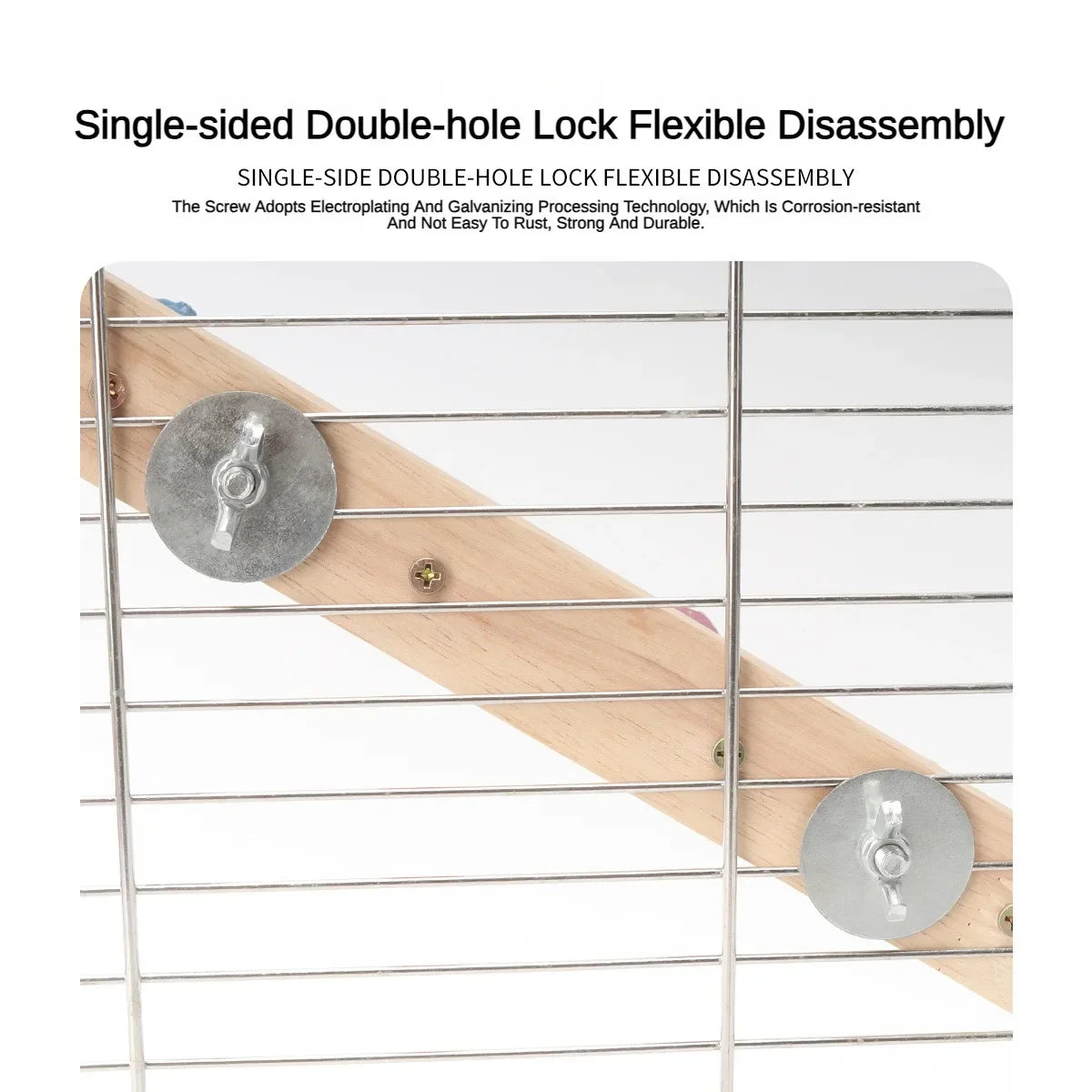 4/6/8 Step Bird Climbing Ladder Pet Interactive Ladder Parrot Grinding Claws and Teeth Climbing Toy Interactive Bird Accessories